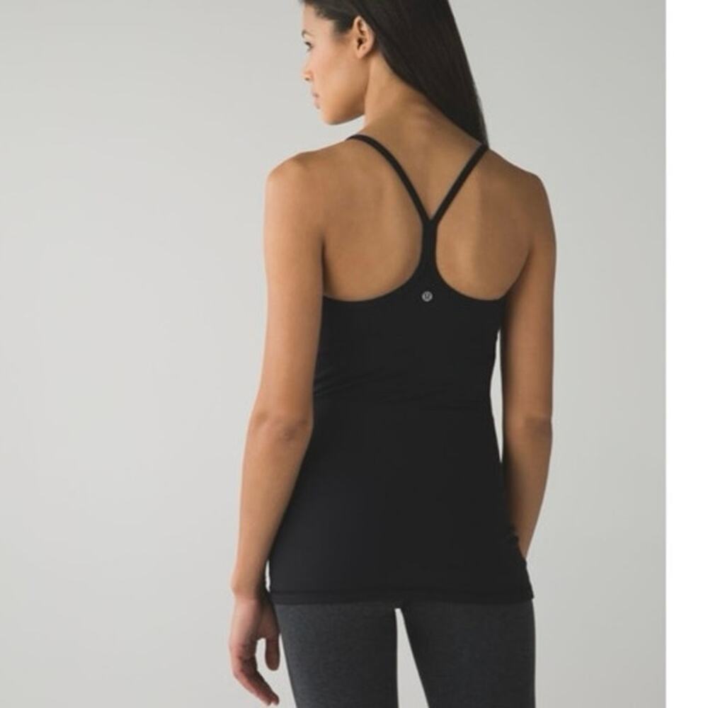 Lululemon sun setter high neck Tank black size 4